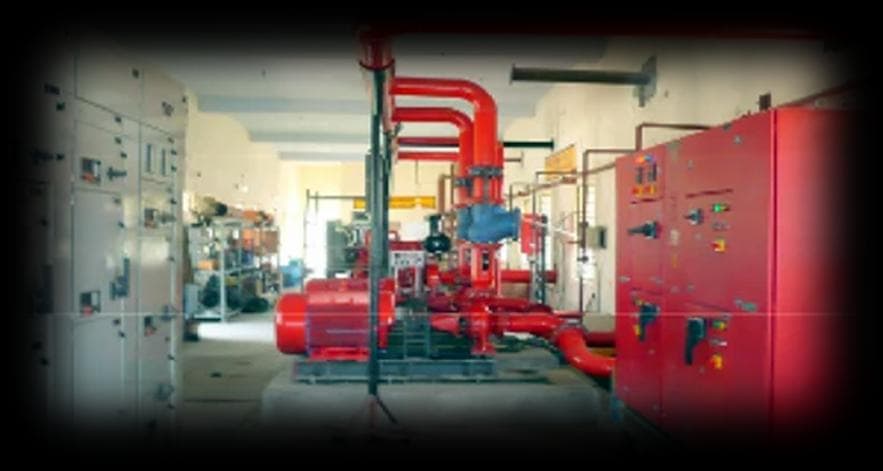 Automatic Sprinkler Network and Industrial Fire Protection Station
