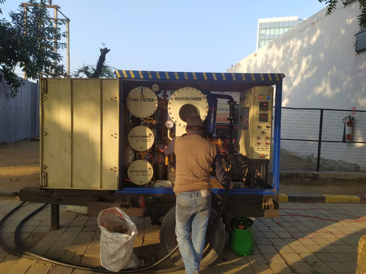 Transformer Erection and Mobile Oil Filtration Plant
